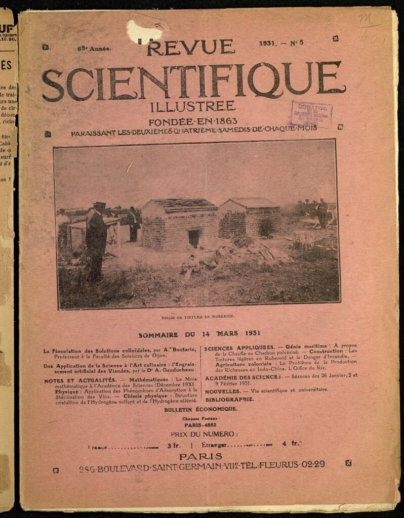 Miniatura de Revue Scientifique : revue rose