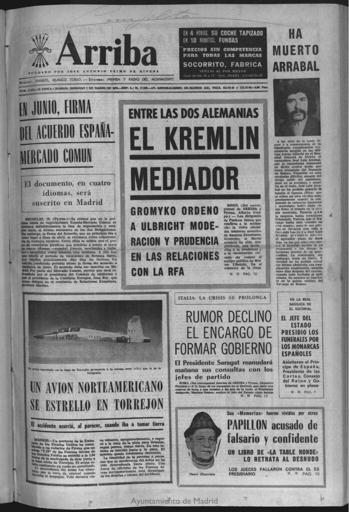 Miniatura de Arriba del 1 de marzo de 1970