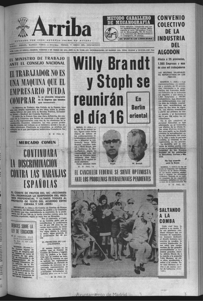 Miniatura de Arriba del 6 de marzo de 1970