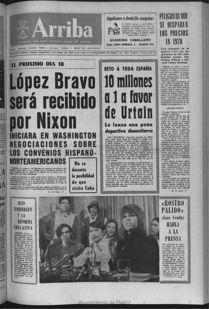 Miniatura de Arriba del 11 de marzo de 1970