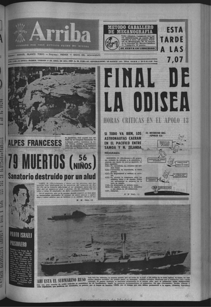 Miniatura de Arriba del 17 de abril de 1970