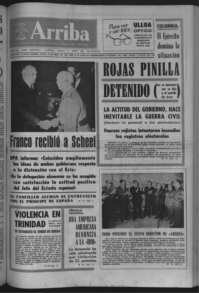 Miniatura de Arriba del 23 de abril de 1970