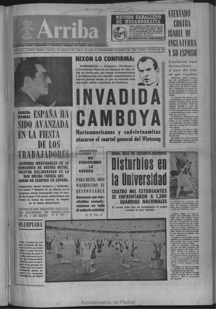 Miniatura de Arriba del 1 de mayo de 1970