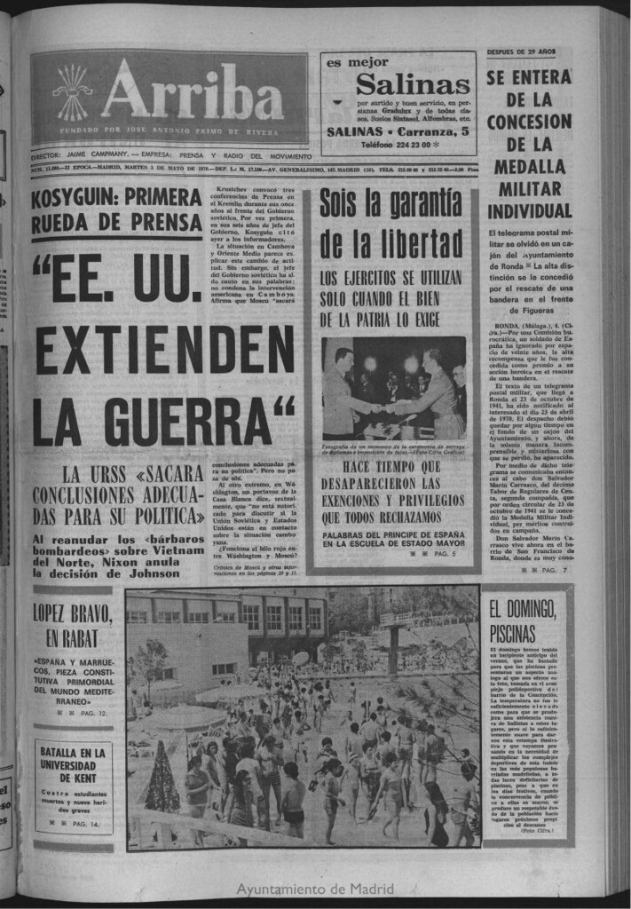 Miniatura de Arriba del 5 de mayo de 1970