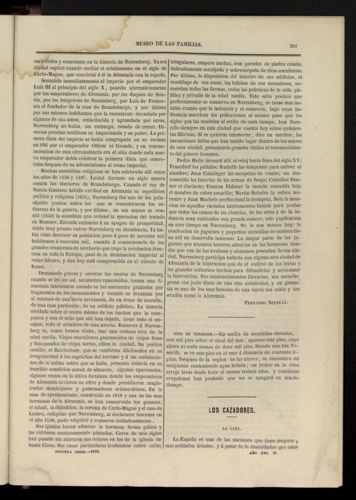 Miniatura de Museo de las familias: periódico mensual segunda serie de 1858, nº 36