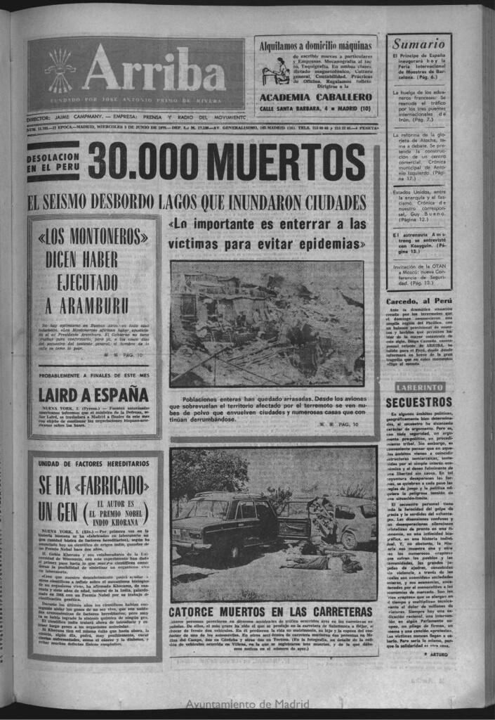 Miniatura de Arriba del 3 de junio de 1970