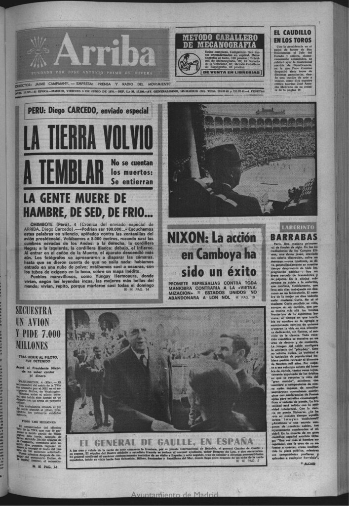Miniatura de Arriba del 5 de junio de 1970