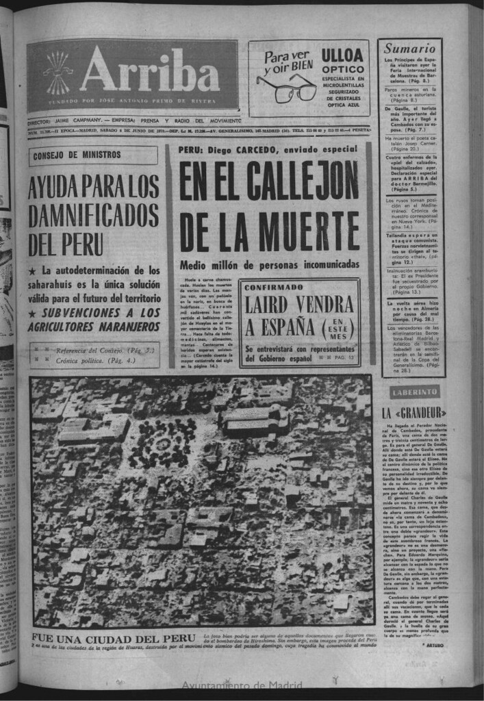 Miniatura de Arriba del 6 de junio de 1970
