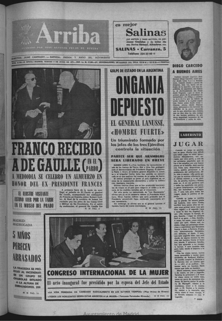 Miniatura de Arriba del 9 de junio de 1970