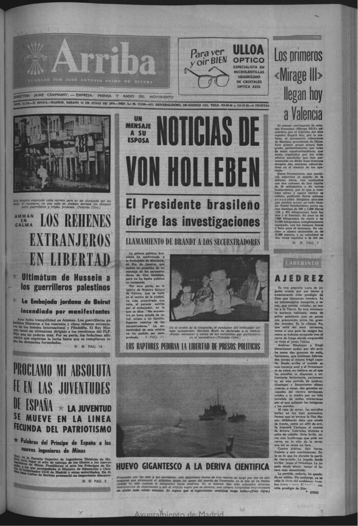 Miniatura de Arriba del 13 de junio de 1970