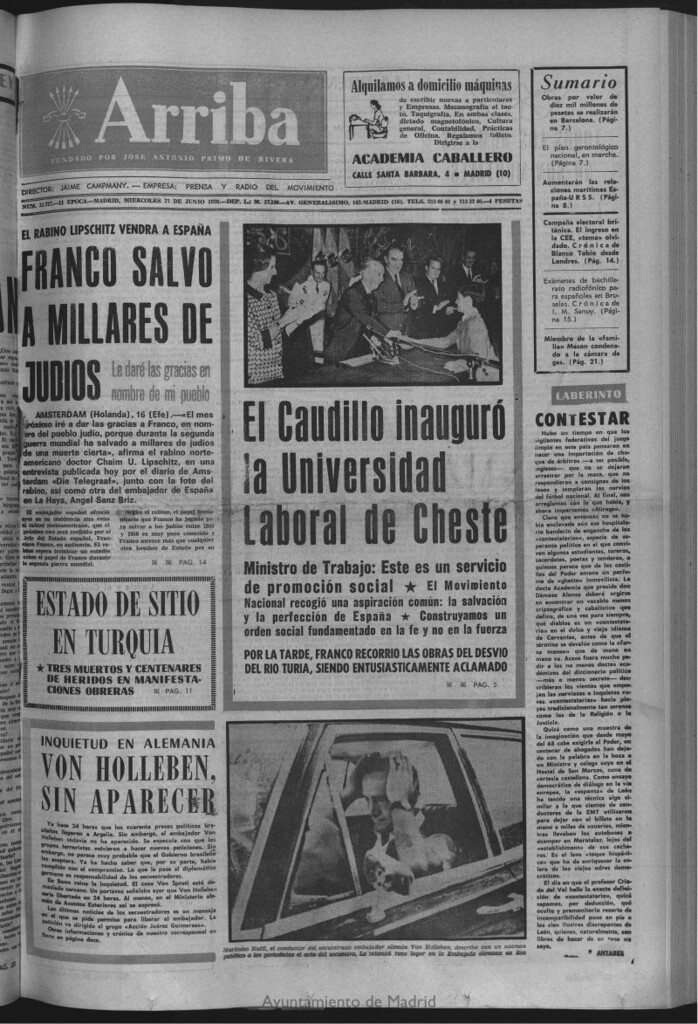 Miniatura de Arriba del 17 de junio de 1970
