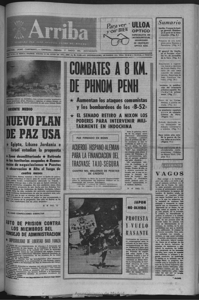 Miniatura de Arriba del 25 de junio de 1970