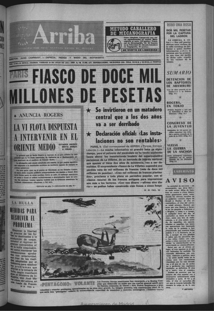 Miniatura de Arriba del 10 de julio de 1970