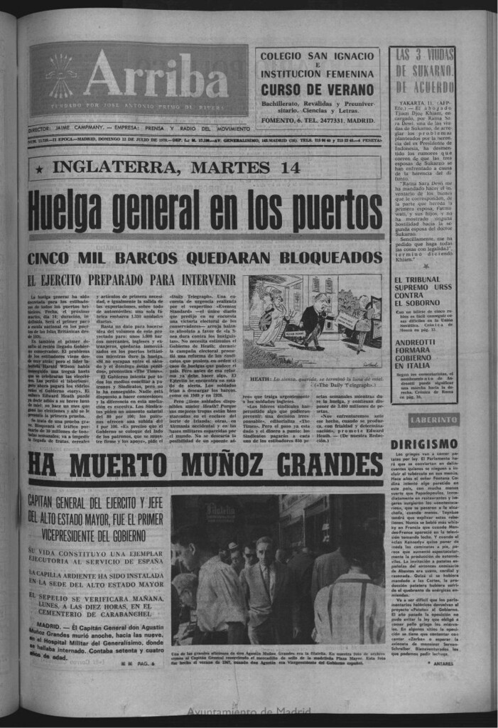 Miniatura de Arriba del 12 de julio de 1970