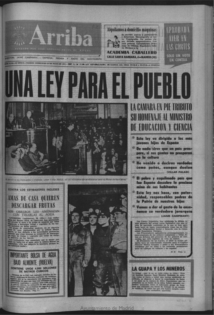 Miniatura de Arriba del 29 de julio de 1970