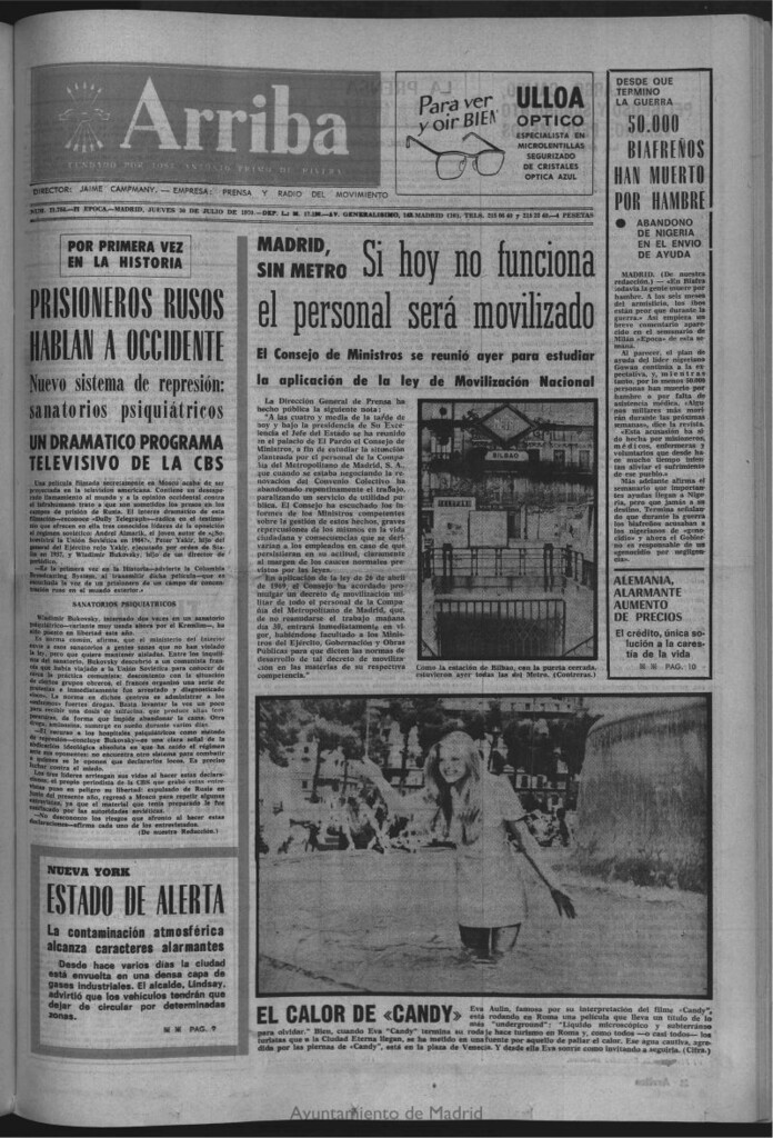 Miniatura de Arriba del 30 de julio de 1970