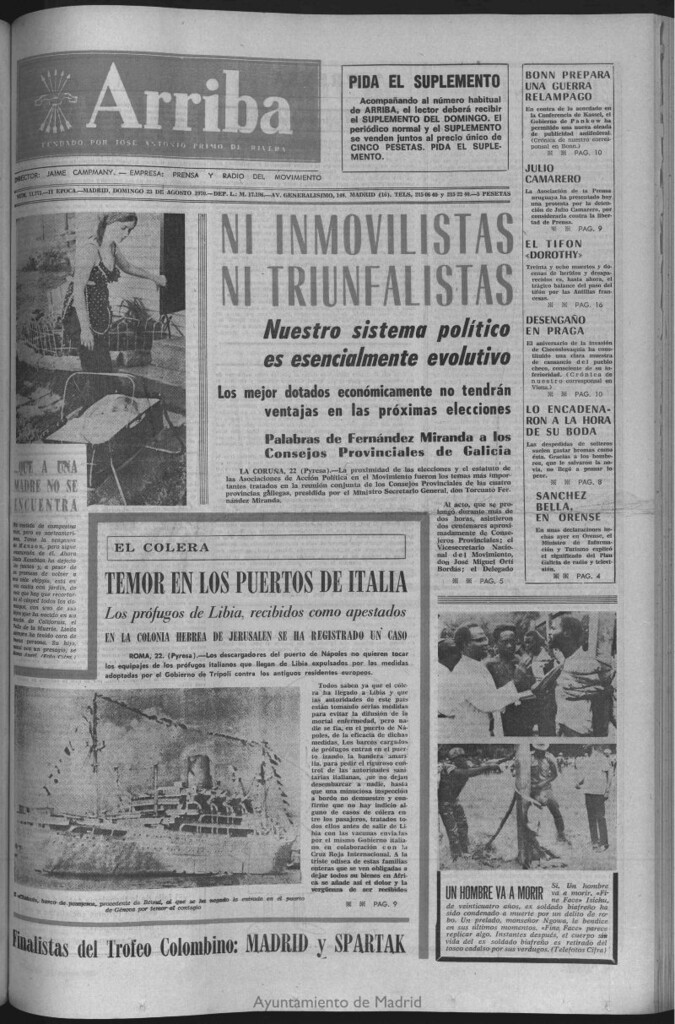 Miniatura de Arriba del 23 de agosto de 1970