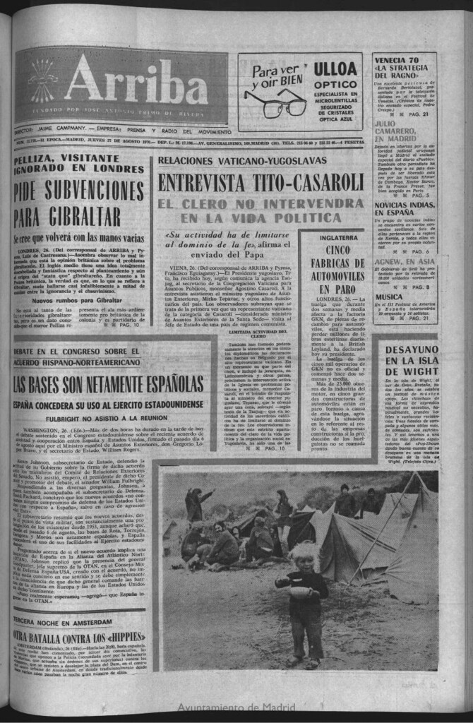 Miniatura de Arriba del 27 de agosto de 1970