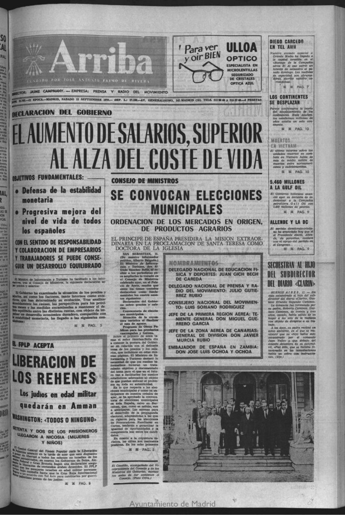 Miniatura de Arriba del 12 de septiembre de 1970