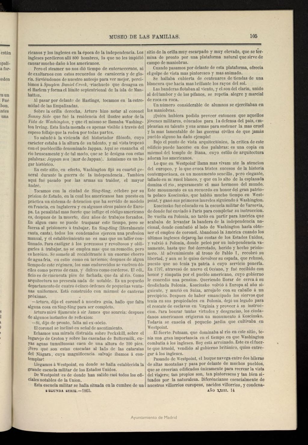 Miniatura de Museo de las familias: periódico mensual segunda serie de 1865, nº 14