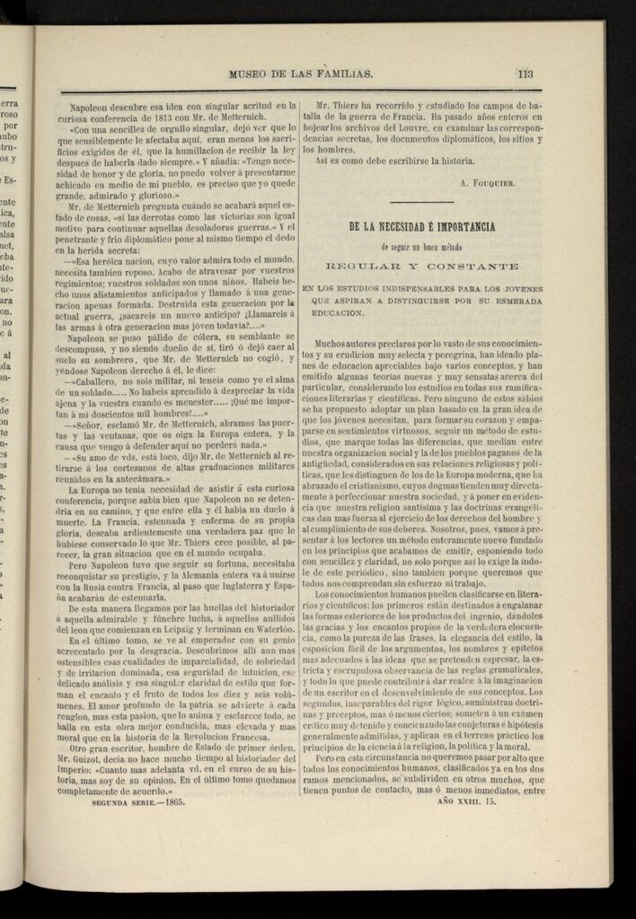Miniatura de Museo de las familias: periódico mensual segunda serie de 1865, nº 15