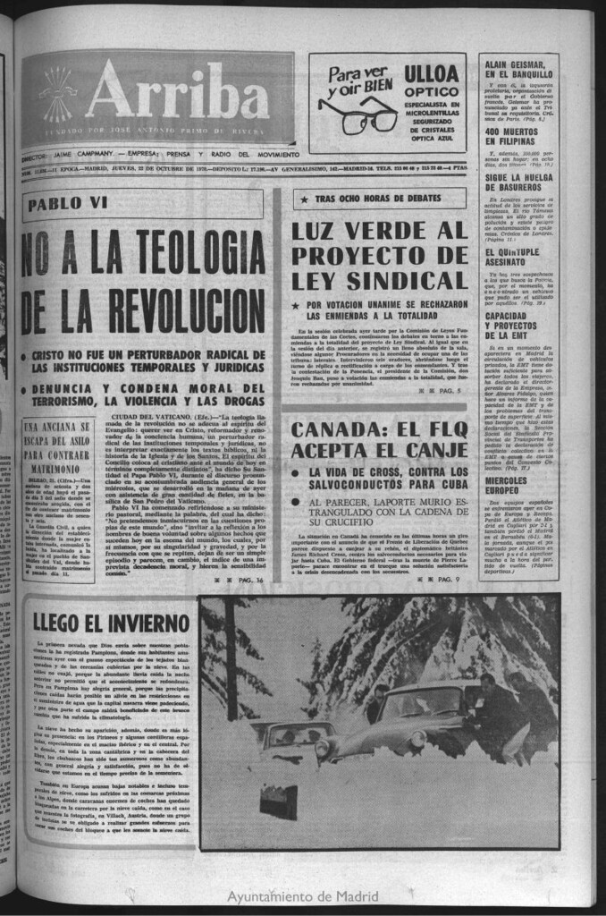 Miniatura de Arriba del 22 de octubre de 1970