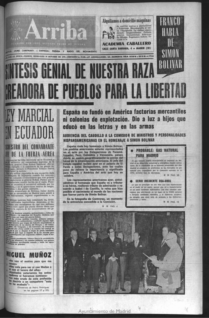 Miniatura de Arriba del 28 de octubre de 1970