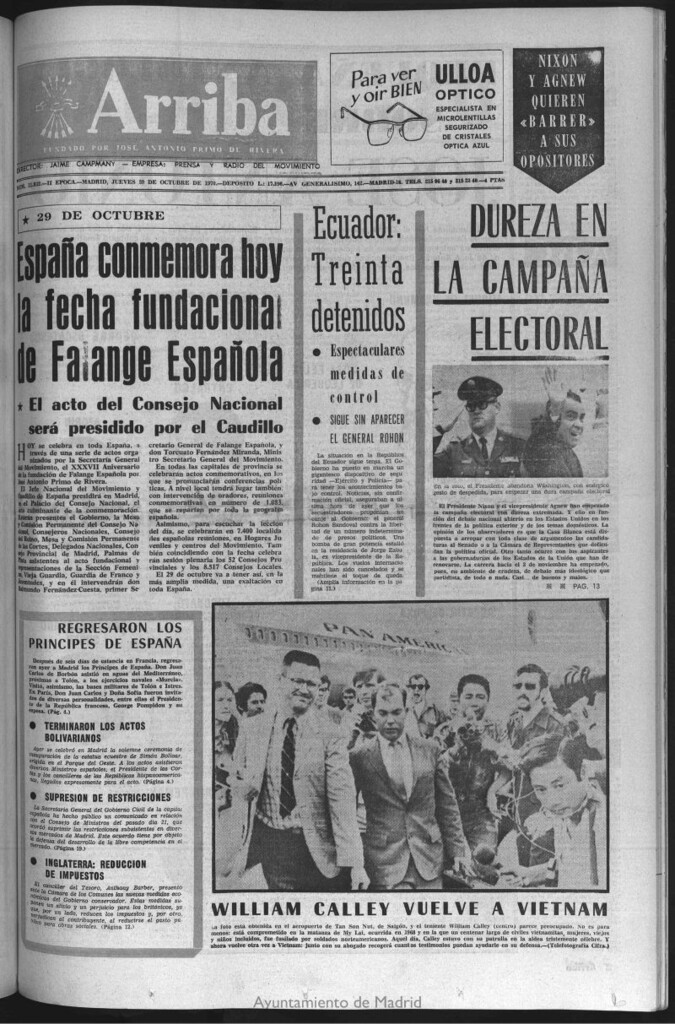 Miniatura de Arriba del 29 de octubre de 1970