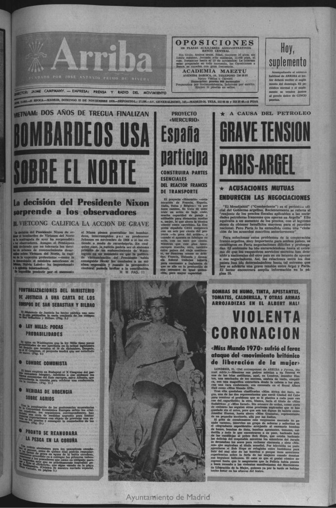 Miniatura de Arriba del 22 de noviembre de 1970