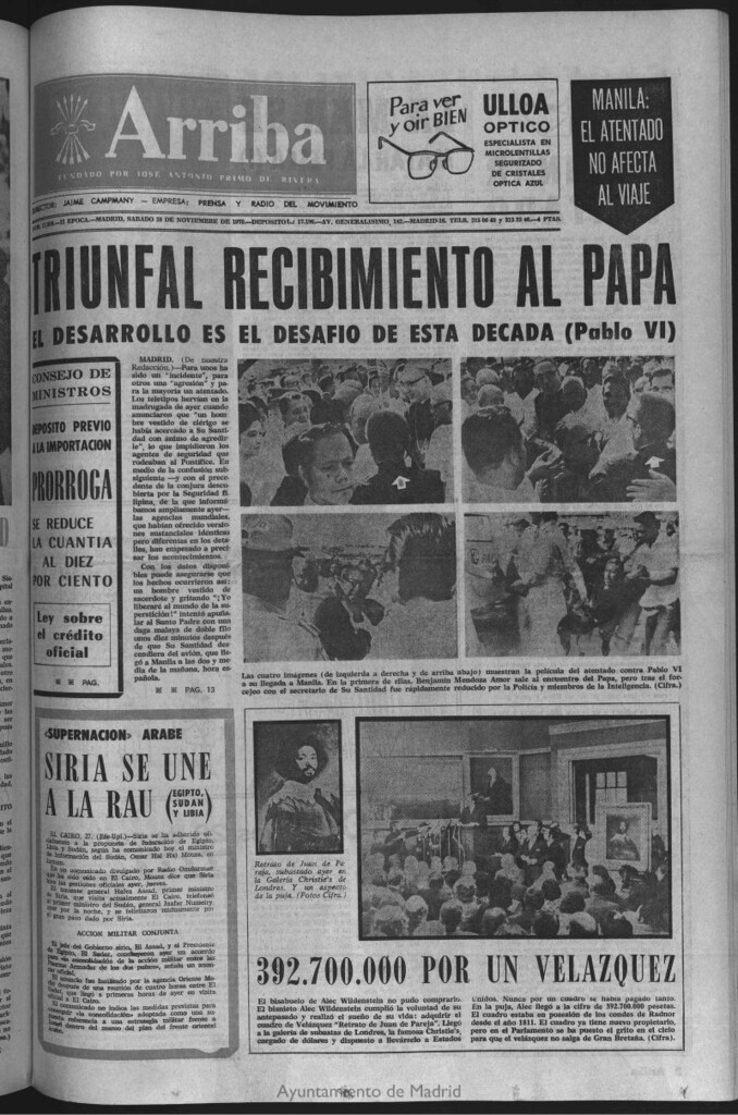 Miniatura de Arriba del 28 de noviembre de 1970