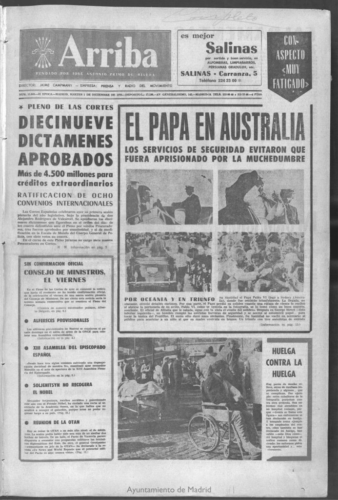 Miniatura de Arriba del 1 de diciembre de 1970