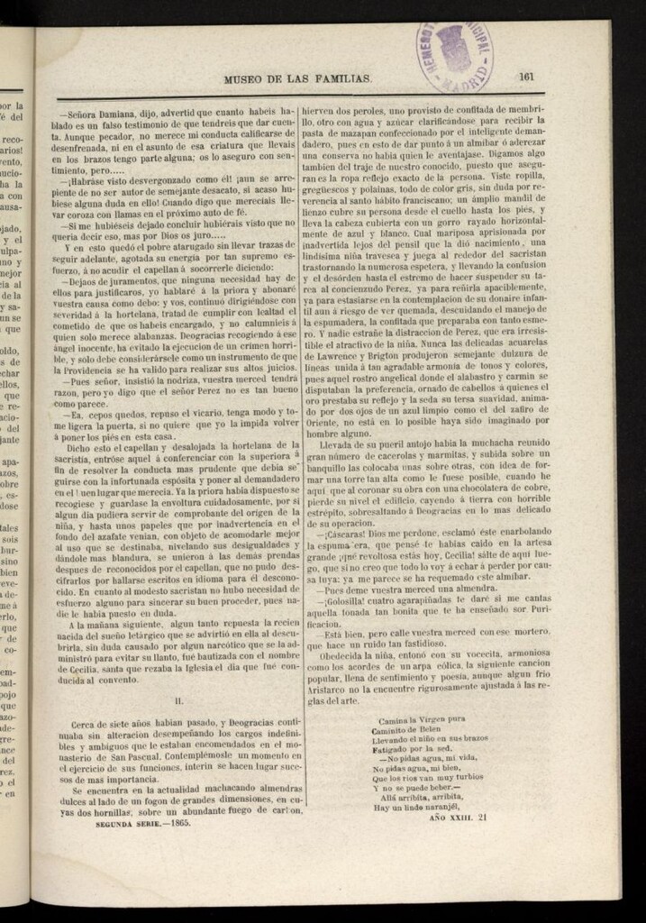 Miniatura de Museo de las familias: periódico mensual segunda serie de 1865, nº 21