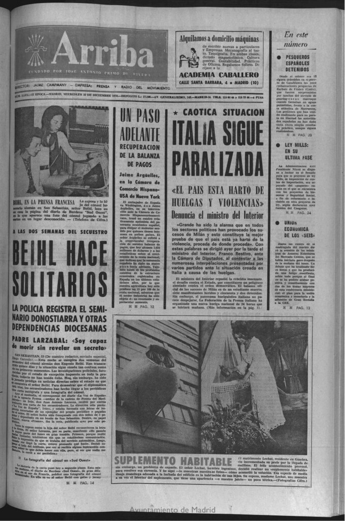 Miniatura de Arriba del 16 de diciembre de 1970