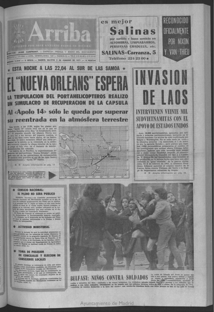 Miniatura de Arriba del 9 de febrero de 1971