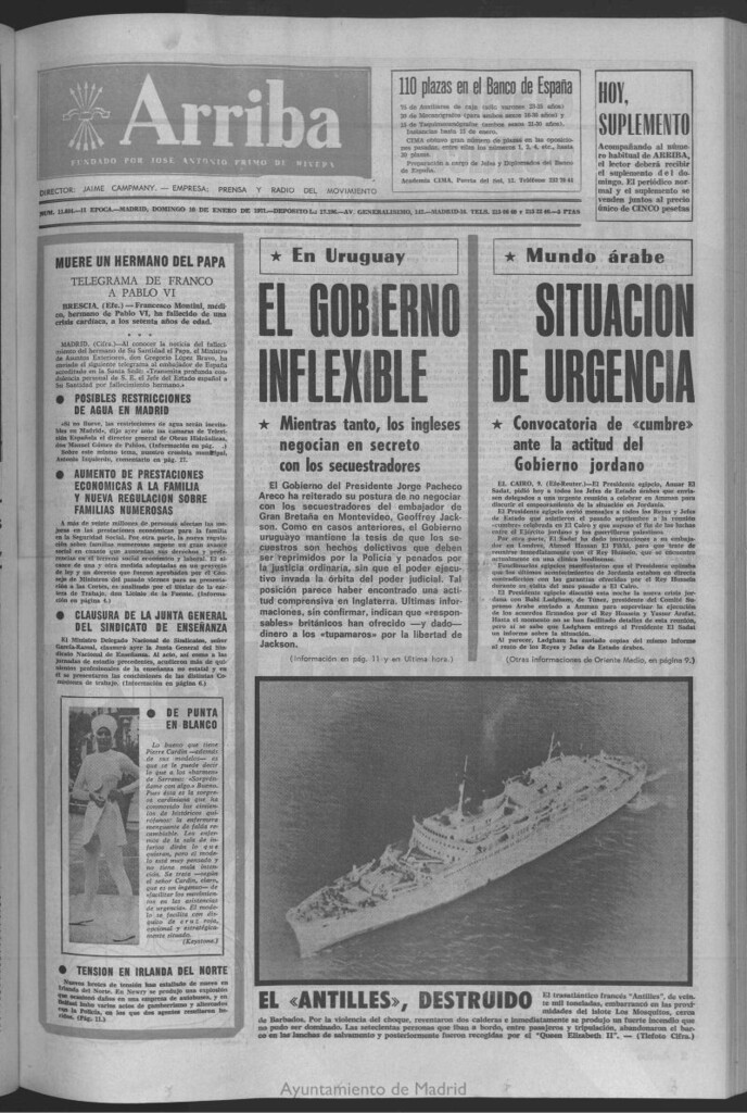 Miniatura de Arriba del 10 de enero de 1971