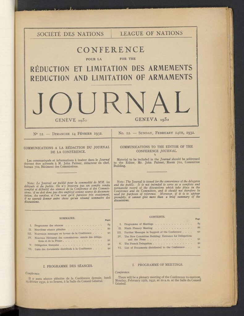 Miniatura de Journal de la Société des Nations = Journal of the League of Nations