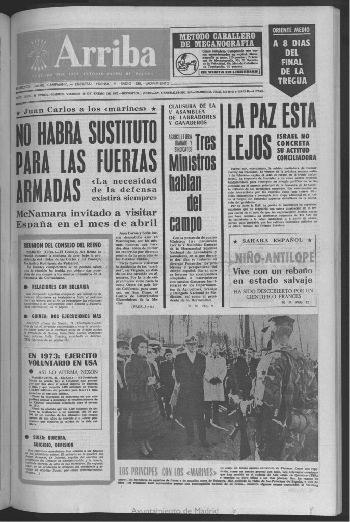 Miniatura de Arriba del 29 de enero de 1971