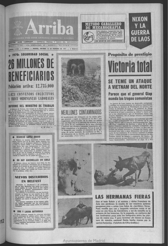 Miniatura de Arriba del 12 de febrero de 1971