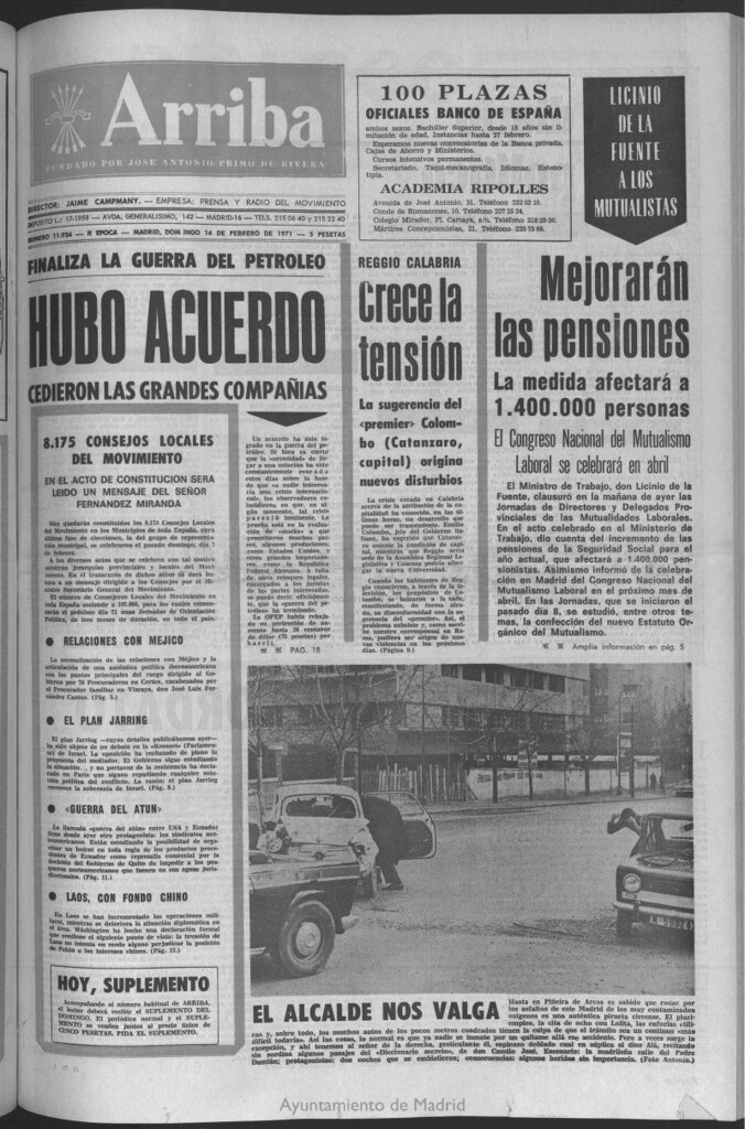 Miniatura de Arriba del 14 de febrero de 1971