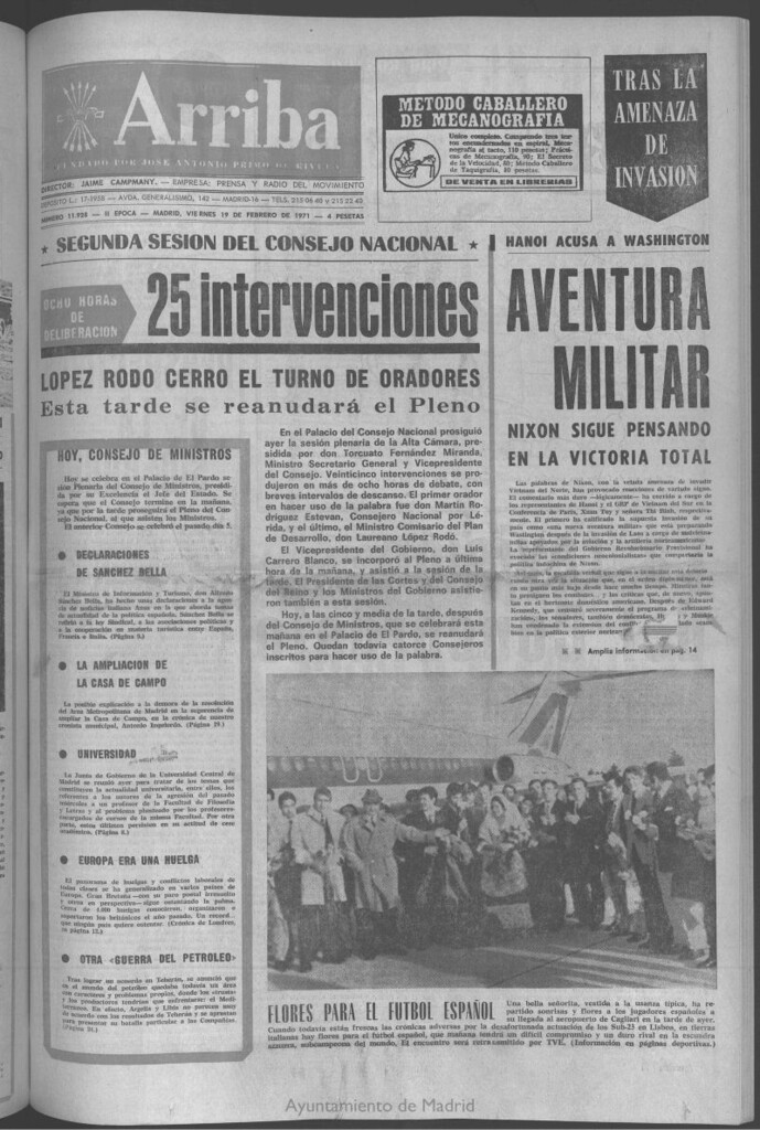 Miniatura de Arriba del 19 de febrero de 1971
