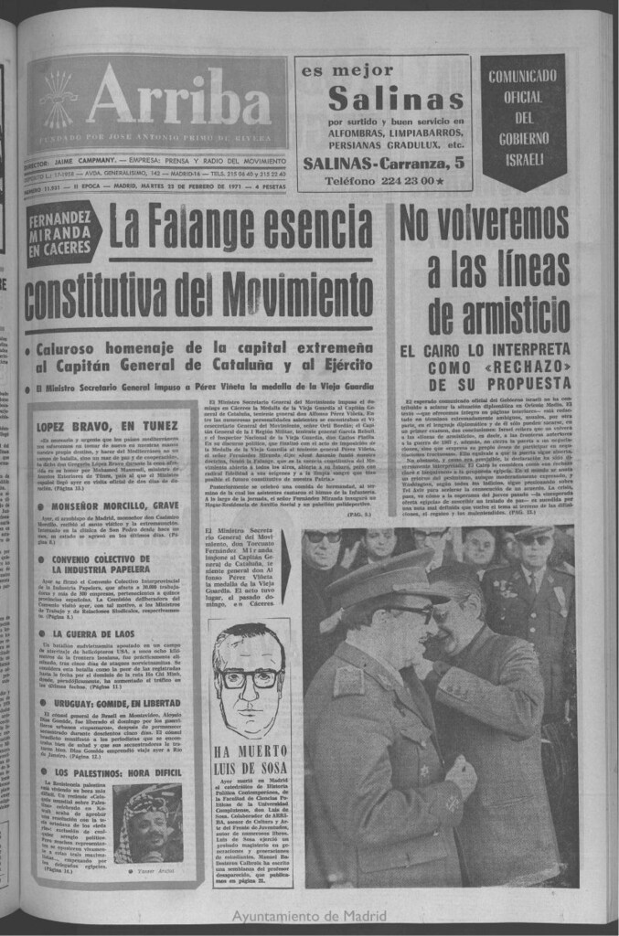 Miniatura de Arriba del 23 de febrero de 1971