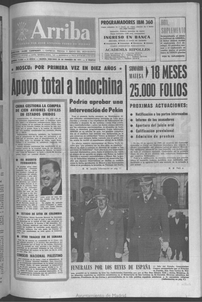 Miniatura de Arriba del 28 de febrero de 1971
