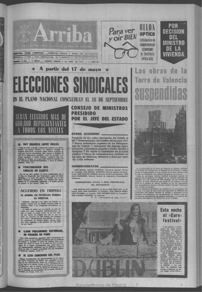 Miniatura de Arriba del 3 de abril de 1971