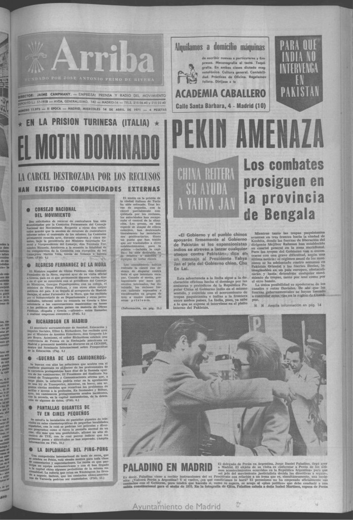 Miniatura de Arriba del 14 de abril de 1971