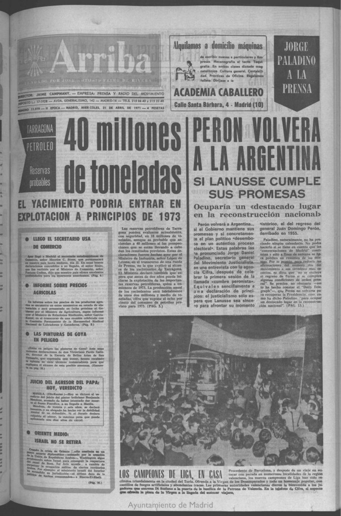Miniatura de Arriba del 21 de abril de 1971