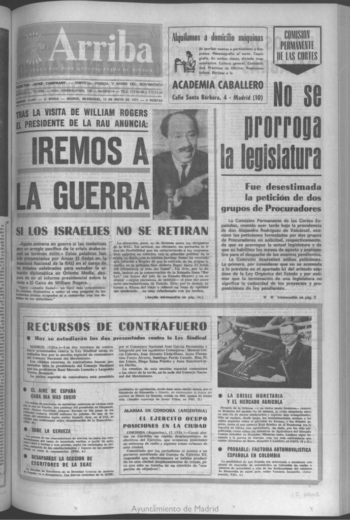 Miniatura de Arriba del 12 de mayo de 1971