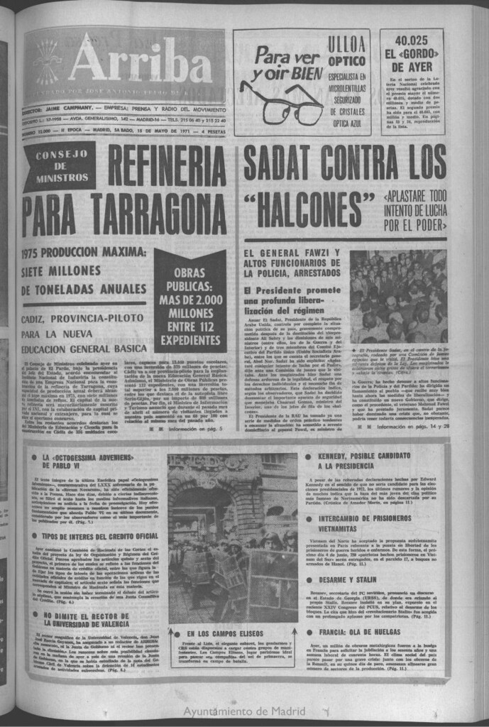 Miniatura de Arriba del 15 de mayo de 1971