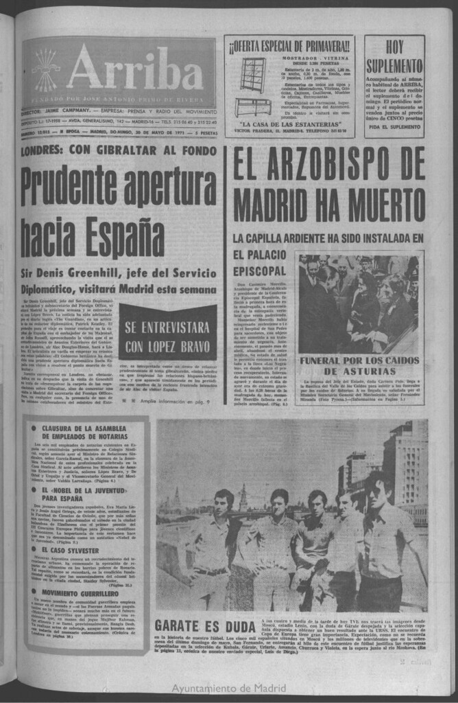 Miniatura de Arriba del 30 de mayo de 1971