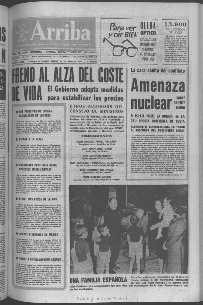 Miniatura de Arriba del 12 de junio de 1971