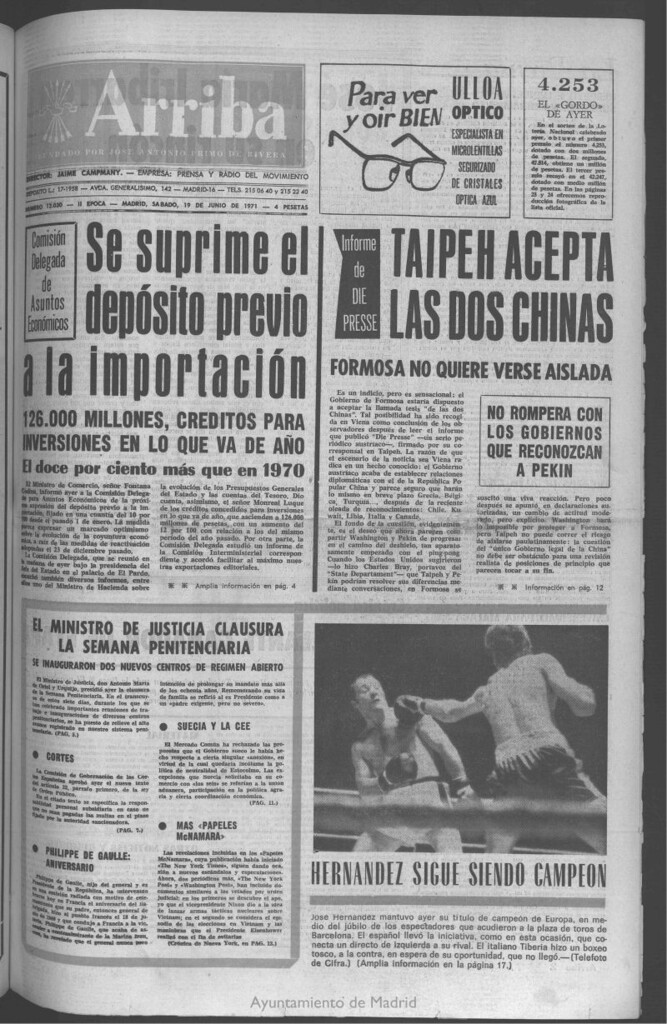 Miniatura de Arriba del 19 de junio de 1971